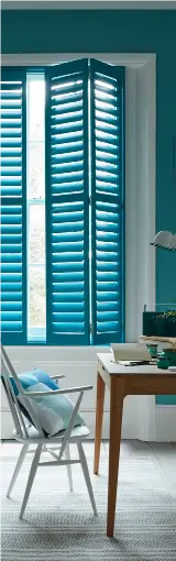 Basswood, Custom Paint, 64mm Slat. Basswood Shutter, Custom Paint,