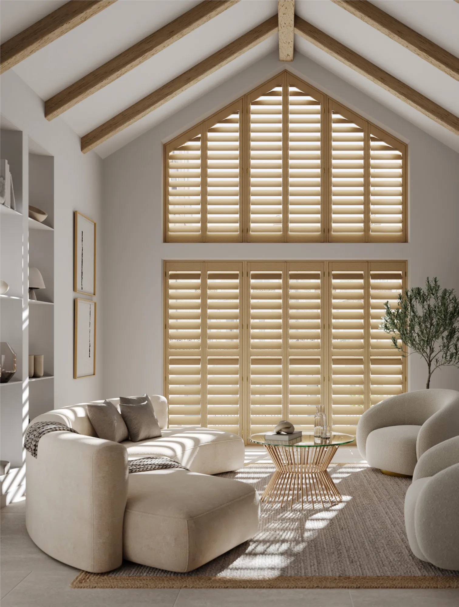 Paulownia, Natural Stain, 114mm Slat Paulownia, Natural Stain, 114mm Slat